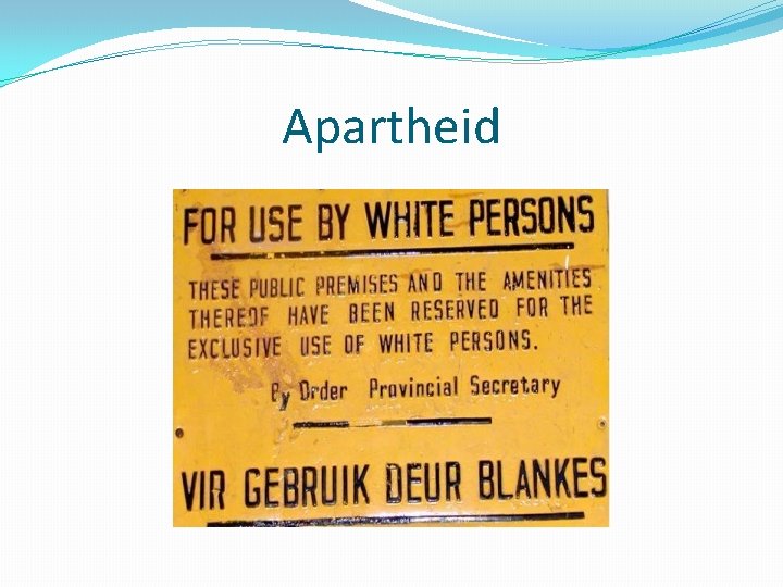 Apartheid 