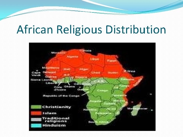 African Religious Distribution 