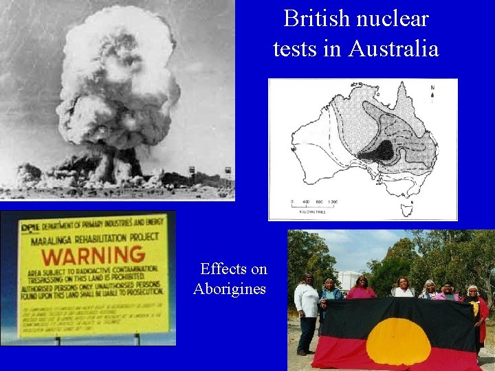 British nuclear tests in Australia Effects on Aborigines 