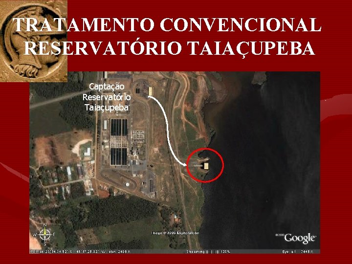 TRATAMENTO CONVENCIONAL RESERVATÓRIO TAIAÇUPEBA Captação Reservatório Taiaçupeba 