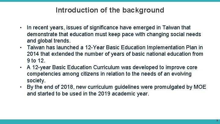 Introduction of the background • In recent years, issues of significance have emerged in Introduction of the background • In recent years, issues of significance have emerged in