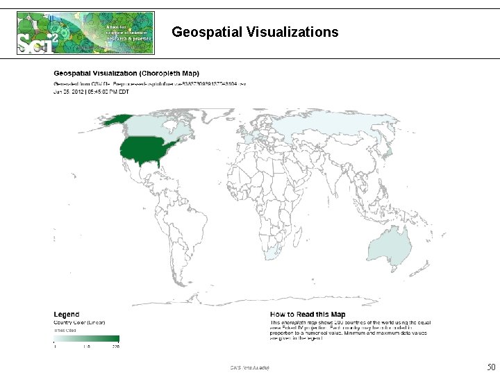 Geospatial Visualizations 50 