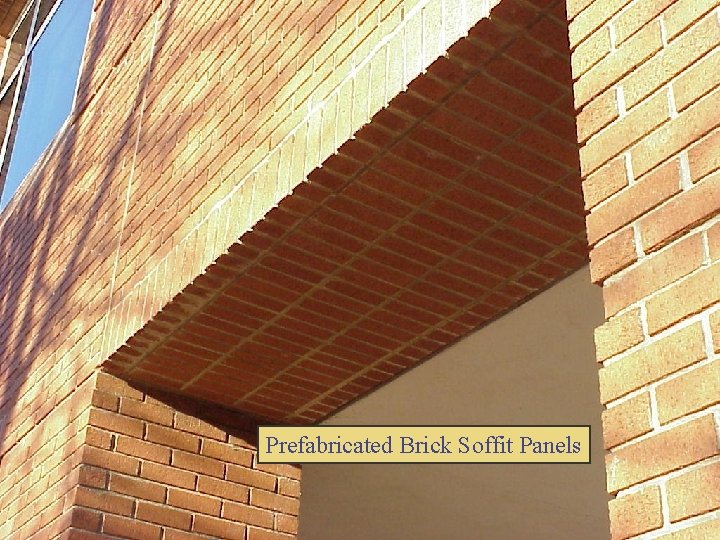 Prefabricated Brick Soffit Panels 