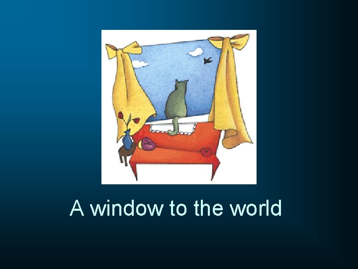 A window to the world 