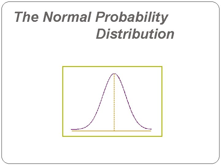  The Normal Probability Distribution 