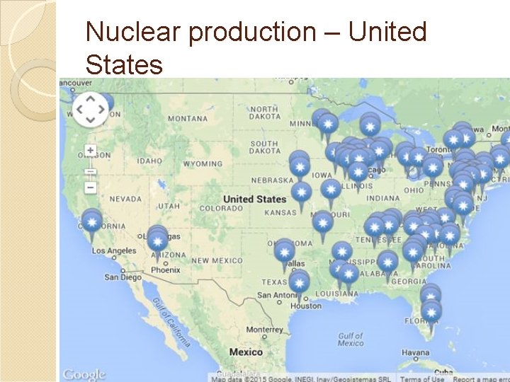 Nuclear production – United States 