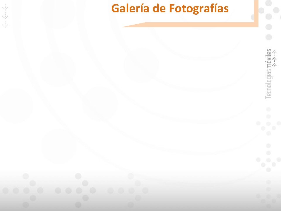 Galería de Fotografías 