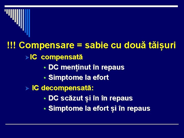 !!! Compensare = sabie cu două tăișuri Ø IC compensată DC menținut în repaus !!! Compensare = sabie cu două tăișuri Ø IC compensată DC menținut în repaus