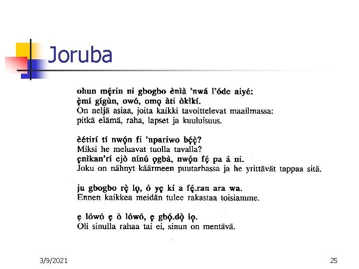 Joruba 3/9/2021 25 