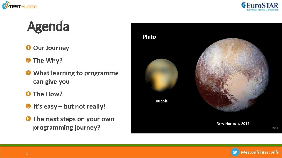 Agenda Pluto Our Journey The Why? What learning to programme can give you The Agenda Pluto Our Journey The Why? What learning to programme can give you The