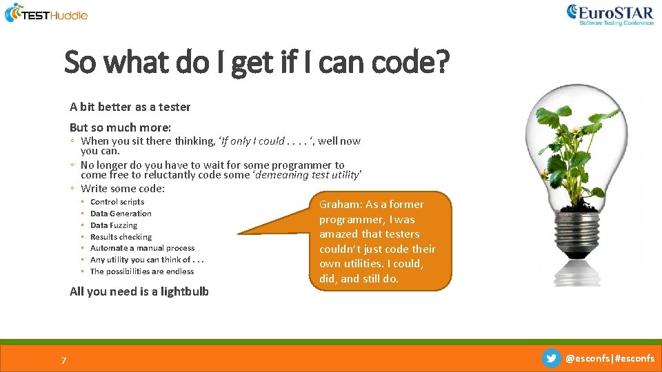 So what do I get if I can code? A bit better as a So what do I get if I can code? A bit better as a