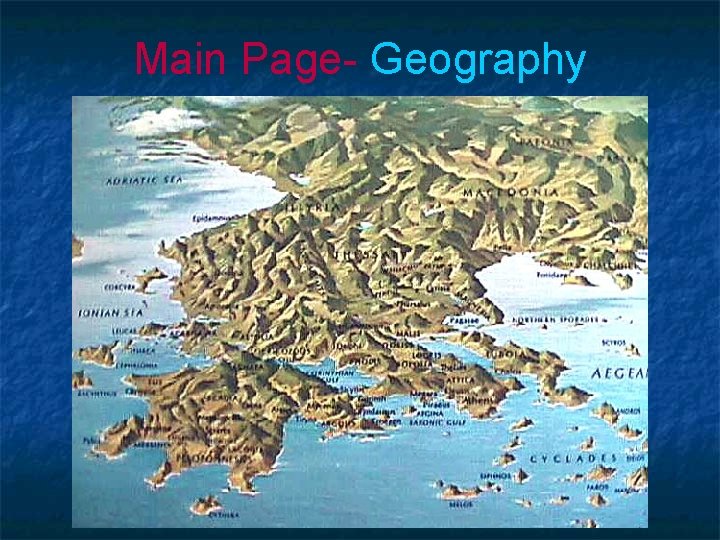 Main Page- Geography 