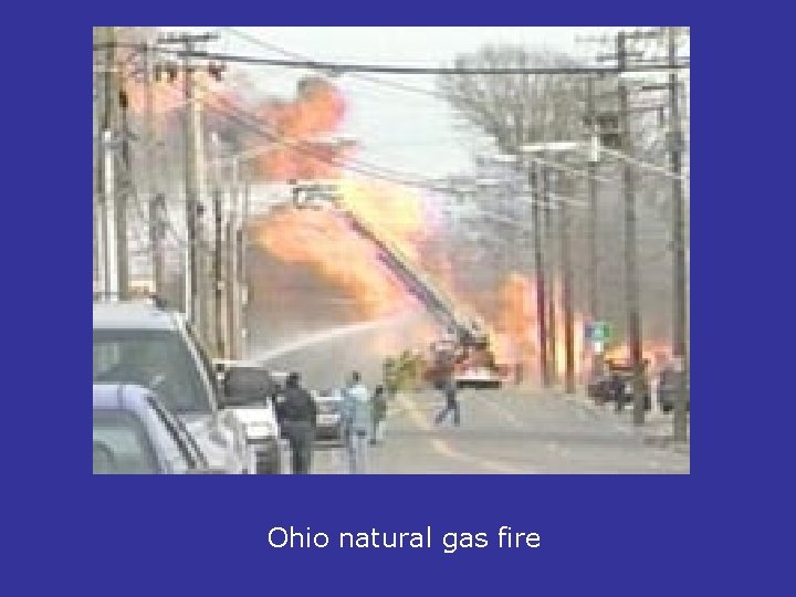 Ohio natural gas fire 