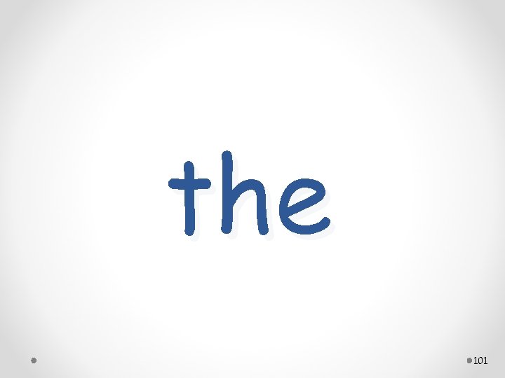 the 101 