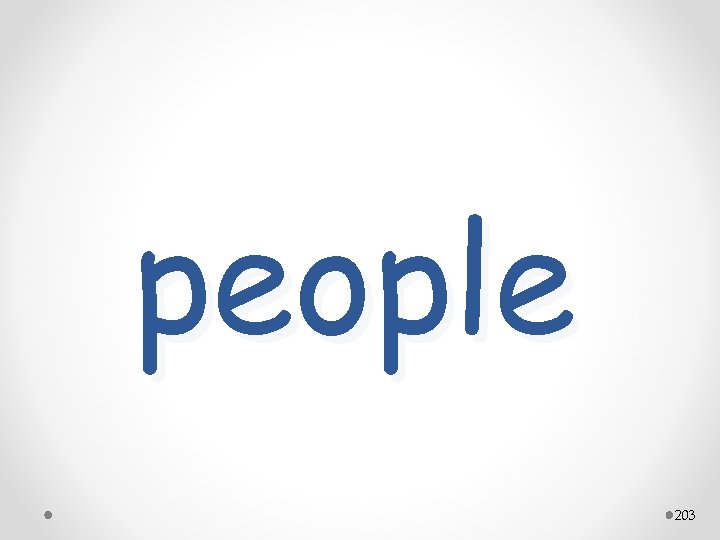 people 203 