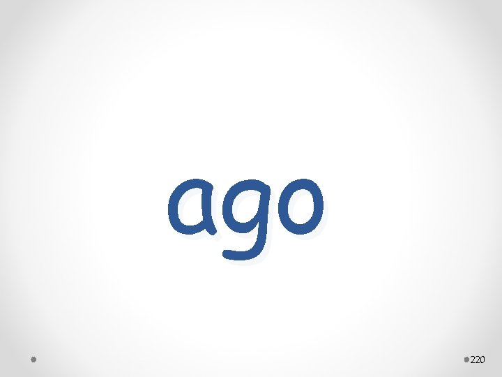 ago 220 
