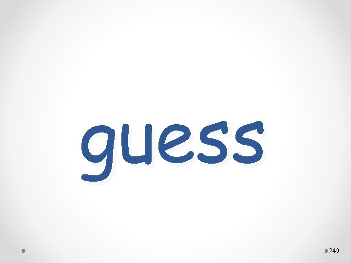 guess 249 