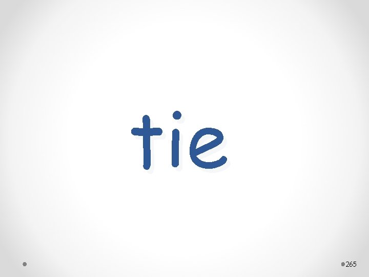 tie 265 