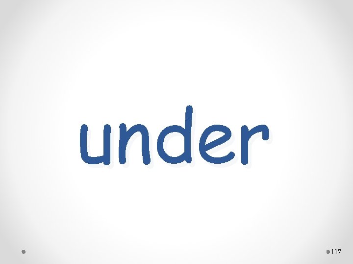 under 117 