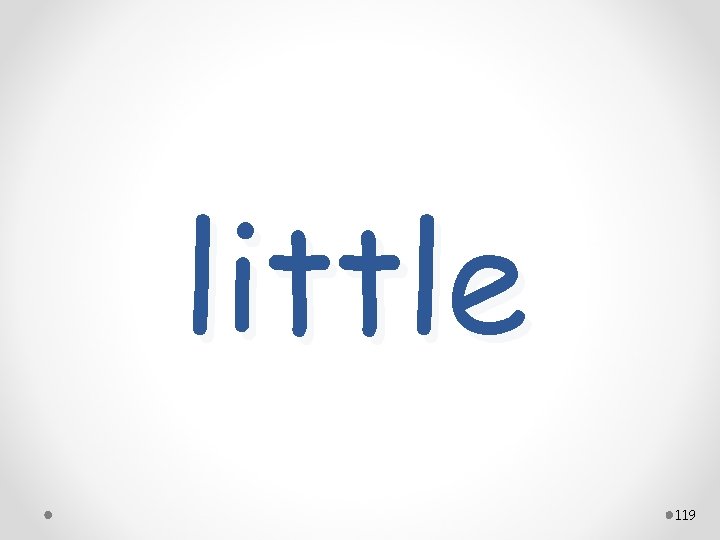 little 119 
