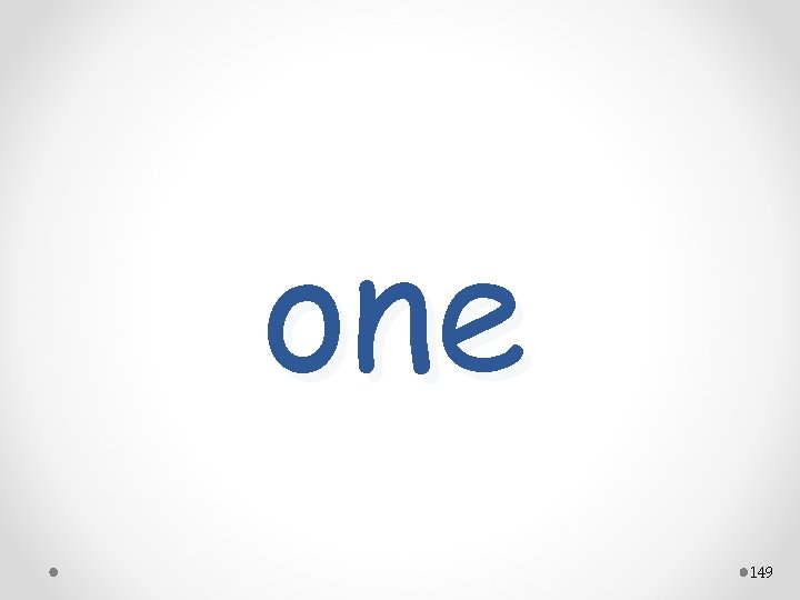 one 149 