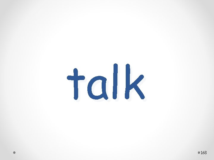 talk 168 