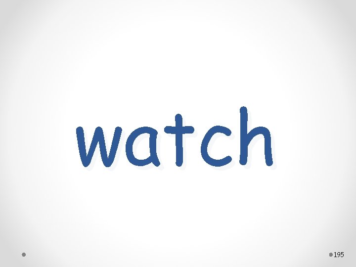 watch 195 