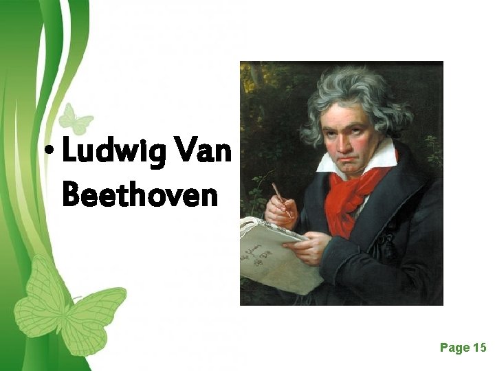  • Ludwig Van Beethoven Free Powerpoint Templates Page 15 