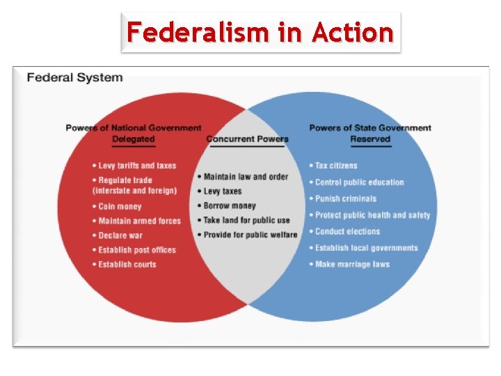 Federalism in Action 