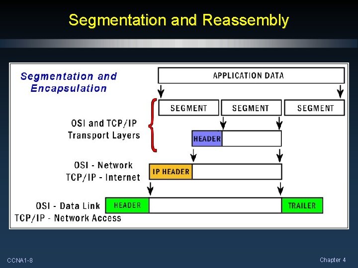 Segmentation and Reassembly CCNA 1 -8 Chapter 4 