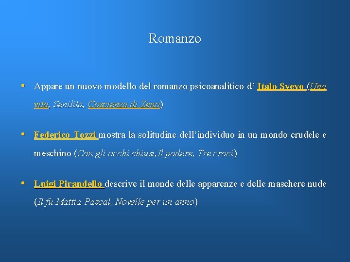 Romanzo • Appare un nuovo modello del romanzo psicoanalitico d’ Italo Svevo (Una vita,