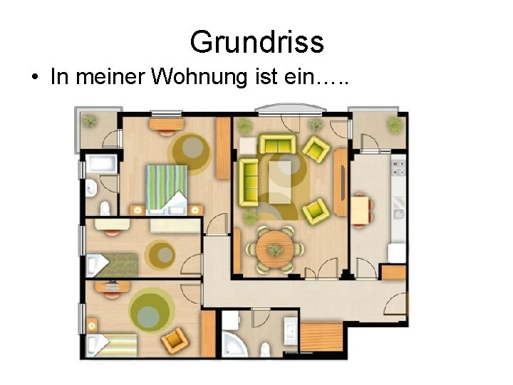 Grundriss • In meiner Wohnung ist ein…. . 