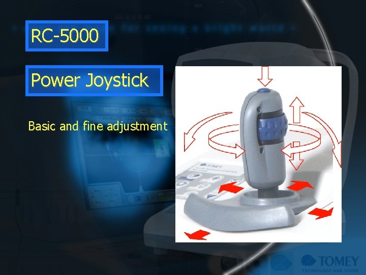 RC-5000 Power Joystick Basic and fine adjustment 