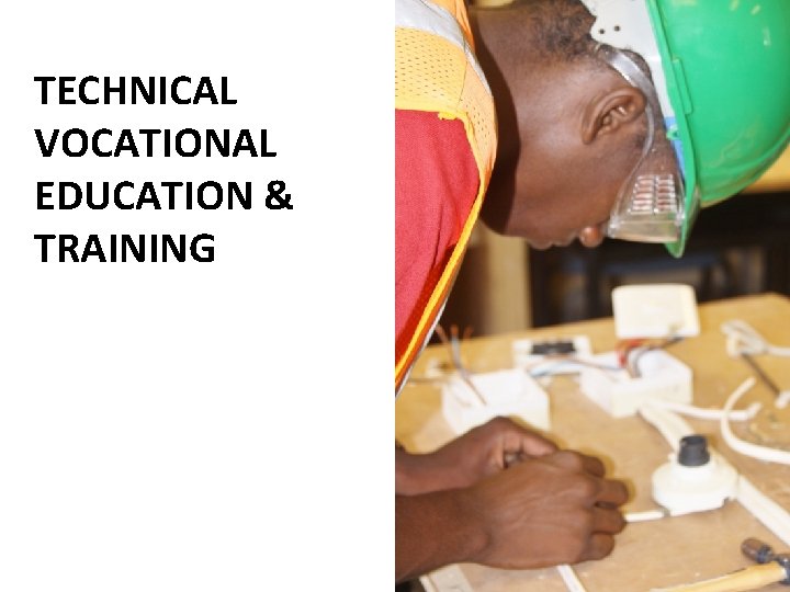 TECHNICAL VOCATIONAL EDUCATION & TRAINING 