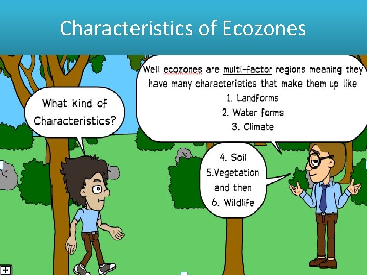 Characteristics of Ecozones 