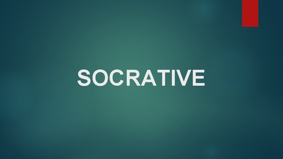 SOCRATIVE 