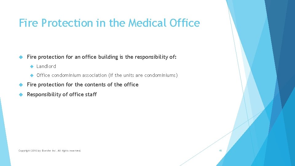 Fire Protection in the Medical Office Fire protection for an office building is the