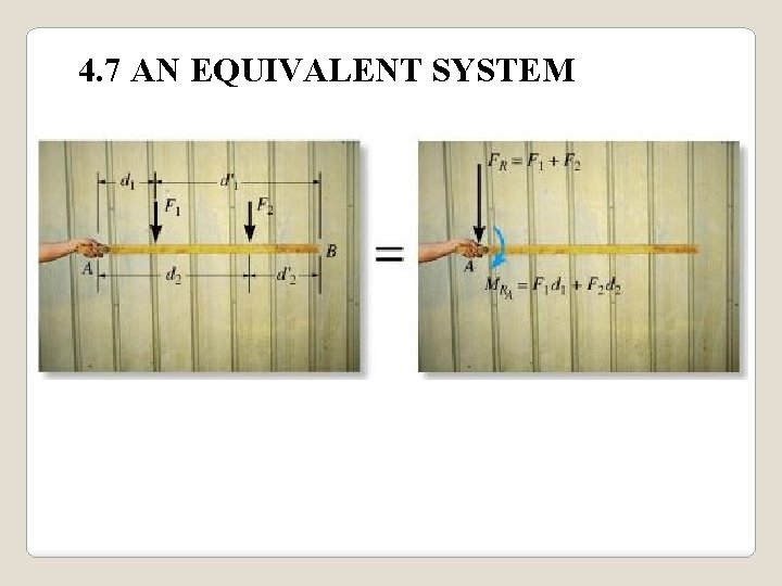 4. 7 AN EQUIVALENT SYSTEM 