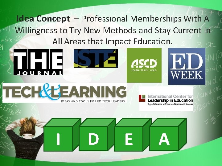 Idea Concept – Professional Memberships With A Willingness to Try New Methods and Stay