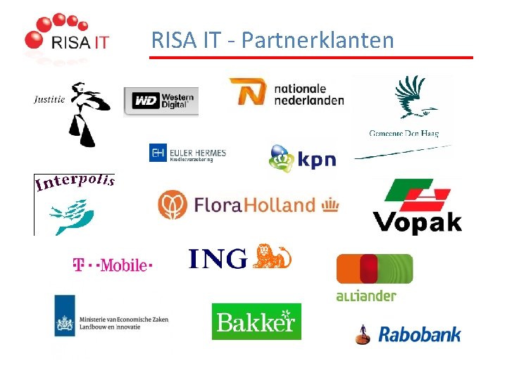 Strategisch ICT outsourcen RISA IT - Partnerklanten 