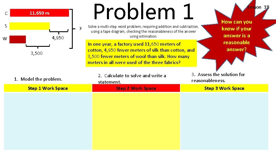C Problem 1 11, 650 m S ? 4, 950 W 3, 500 1. C Problem 1 11, 650 m S ? 4, 950 W 3, 500 1.