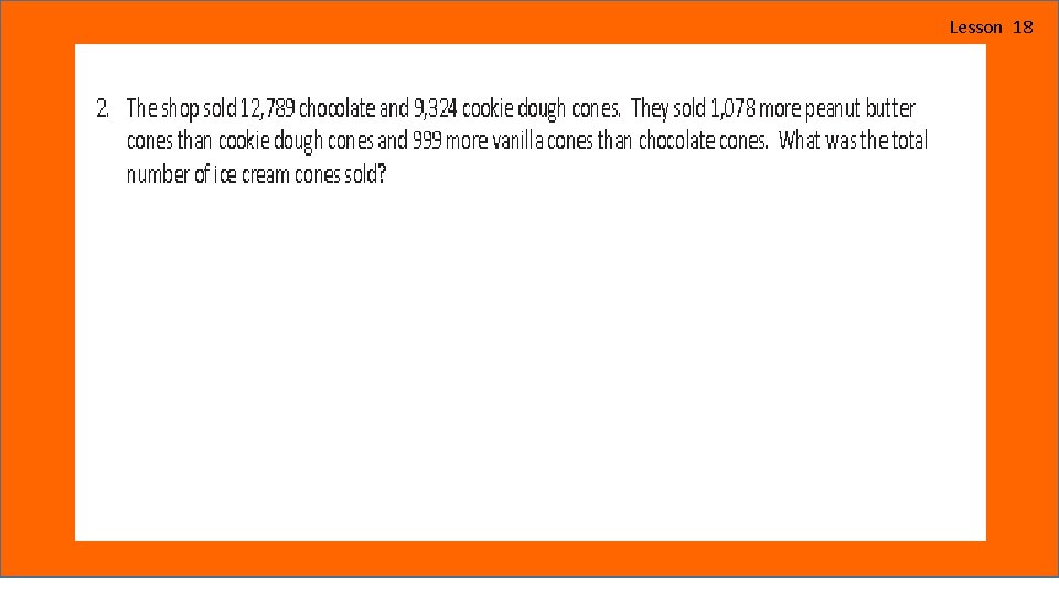 Lesson 18 Lesson 18