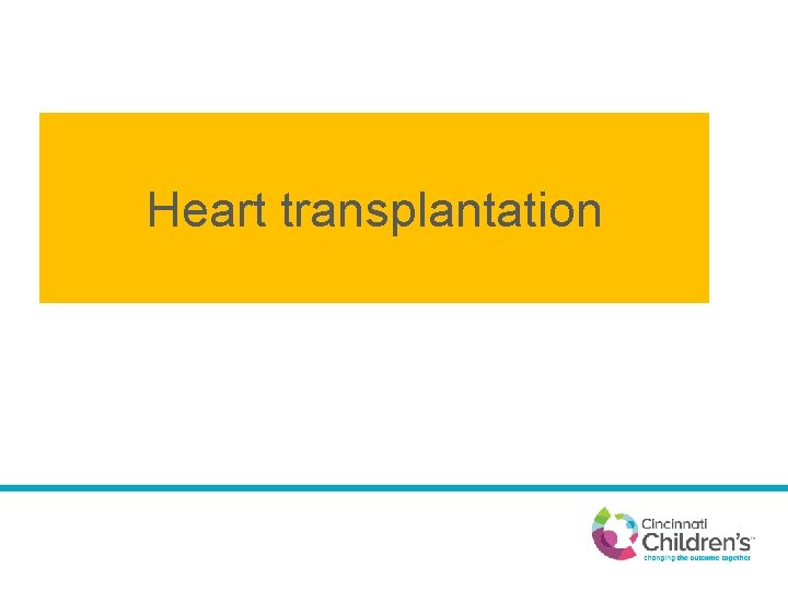 Heart transplantation 