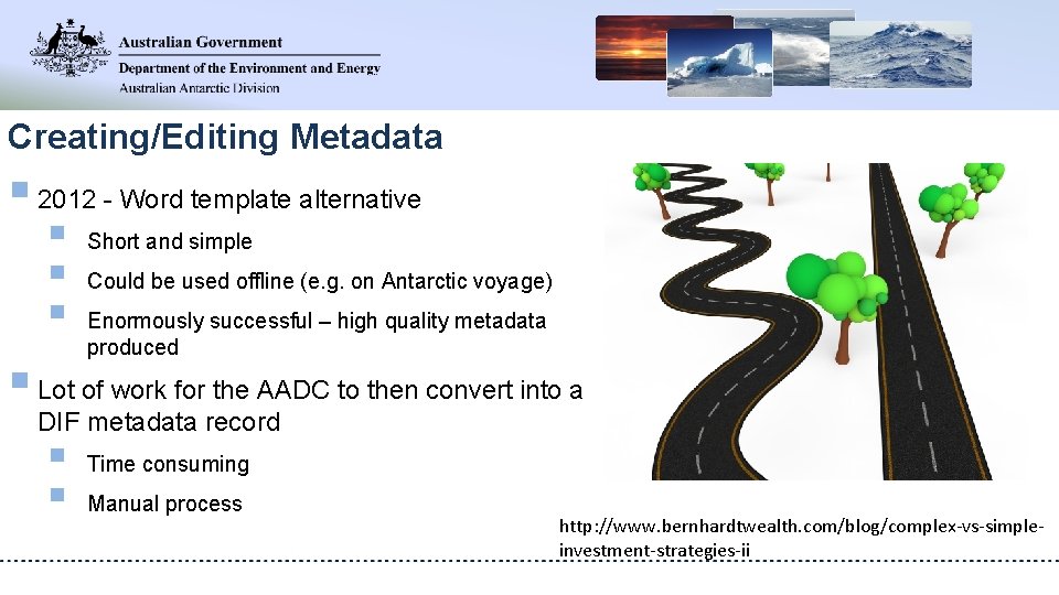 Creating/Editing Metadata § 2012 - Word template alternative § § § Short and simple