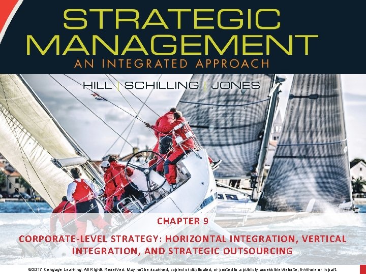 CHAPTER 9 CORPORATE-LEVEL STRATEGY: HORIZONTAL INTEGRATION, VERTICAL INTEGRATION, AND STRATEGIC OUTSOURCING © 2017 Cengage