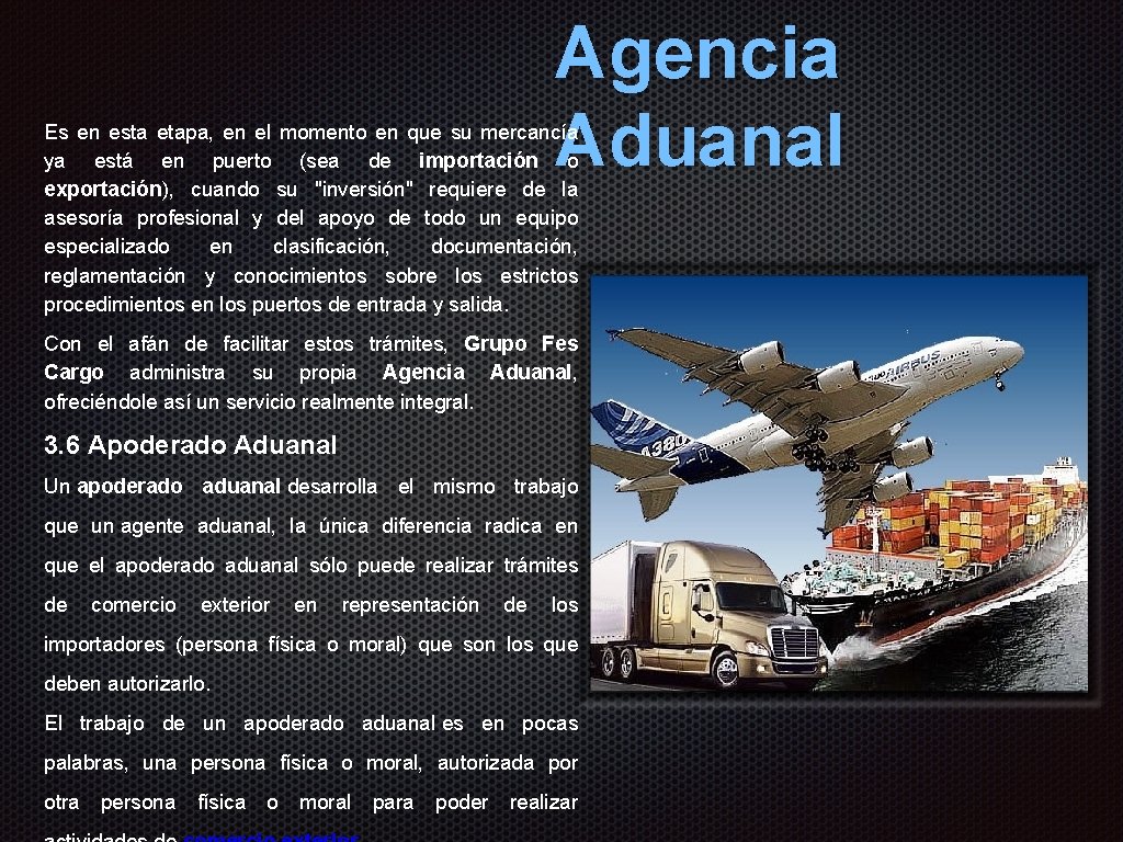 Agencia Aduanal Es en esta etapa, en el momento en que su mercancía ya Agencia Aduanal Es en esta etapa, en el momento en que su mercancía ya