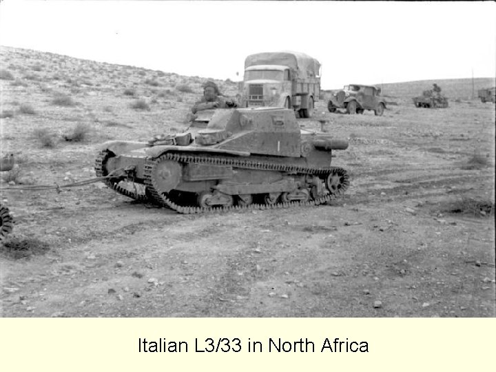 Italian L 3/33 in North Africa 