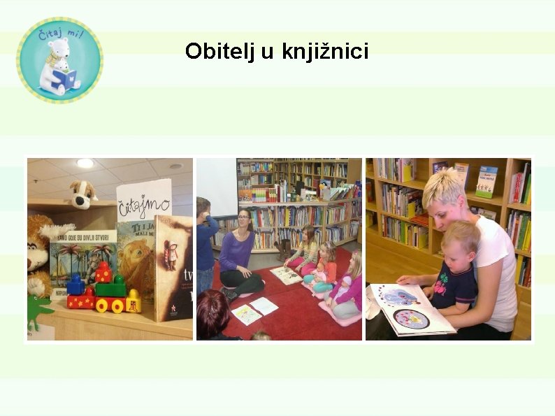 Obitelj u knjižnici 