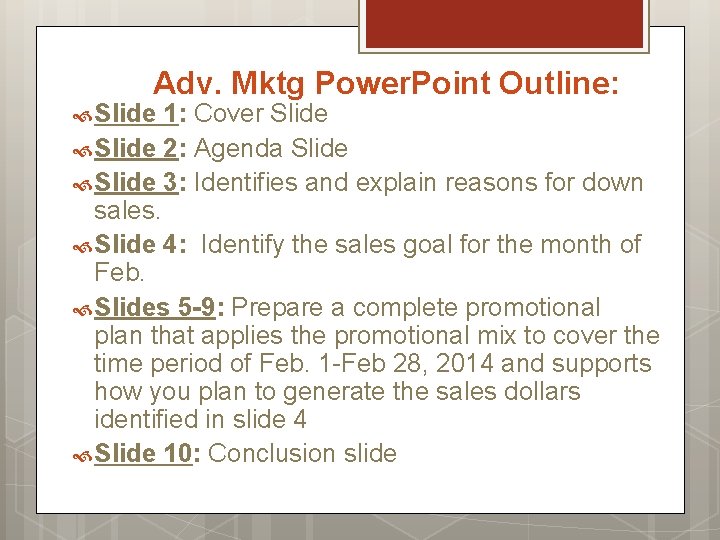 Mid Term Exam Advanced Marketing A Twopart Exam