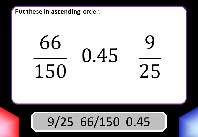 Ordering Fractions Decimals Percentages Blockbusters In This Activity